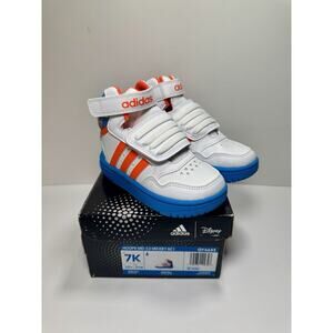 Adidas Mickey Mouse Toddler Shoes HoopsSize 7k Orange/Blue Basketball Brand New